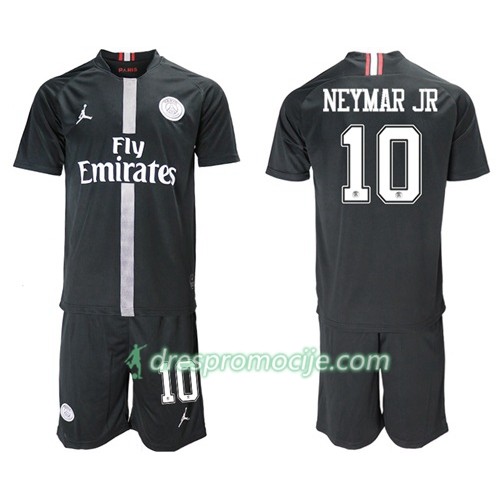 Paris Saint Germain Dres Neymar Jr 10 Jodan Crna Dječji Treći 2018/19 Kratkih Rukava Paris Saint Germain Dres Neymar Jr 10 Jodan Crna Dječji Treći 2018/19 Kratkih Rukava